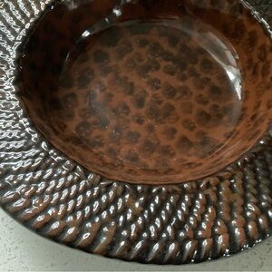 Elegant Brown Serveware Bowl